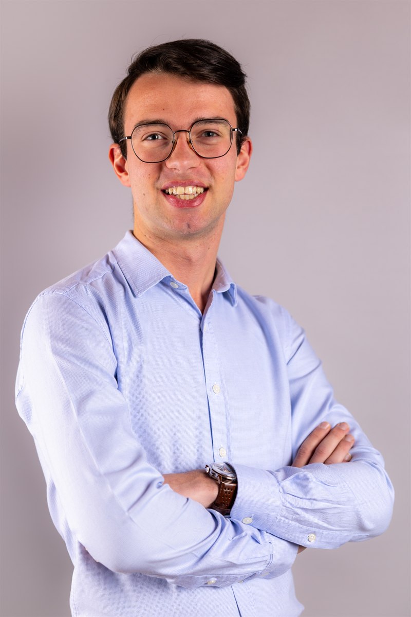 Portrait d'Alexis de Lécluse, étudiant en Sciences du Numérique à l'ENSEEIHT